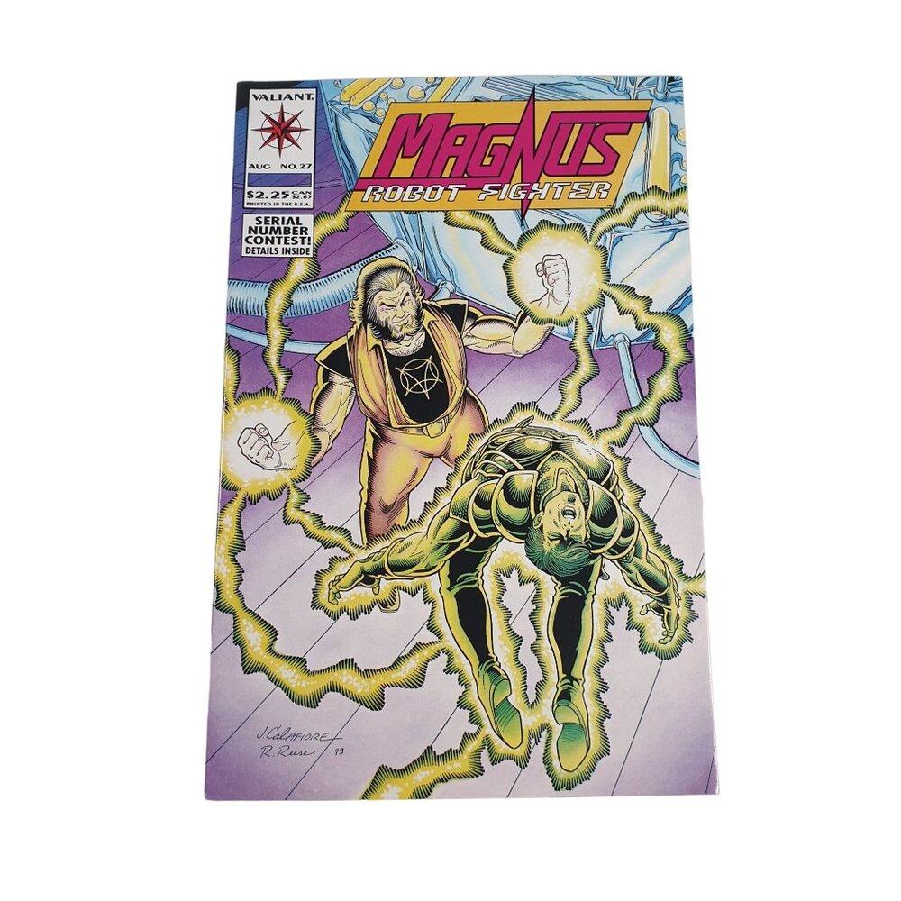 Magnus Robot Fighter 27 Valiant Comic Book Collector Aug 1993 Bagged Boarded